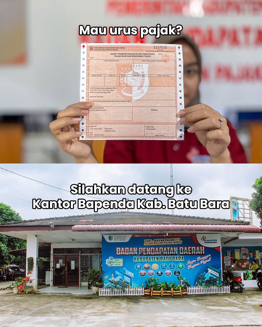 Bapenda Kab. Batu Bara Genjot Kesadaran Pajak Warga