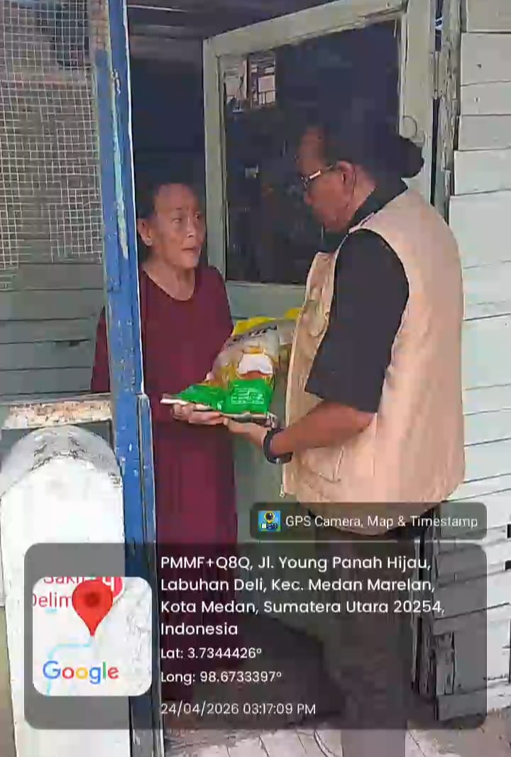 KSJ Bantu warga Dhuafa Spanjang Aliran Sungai Deli Medan dan Belawan