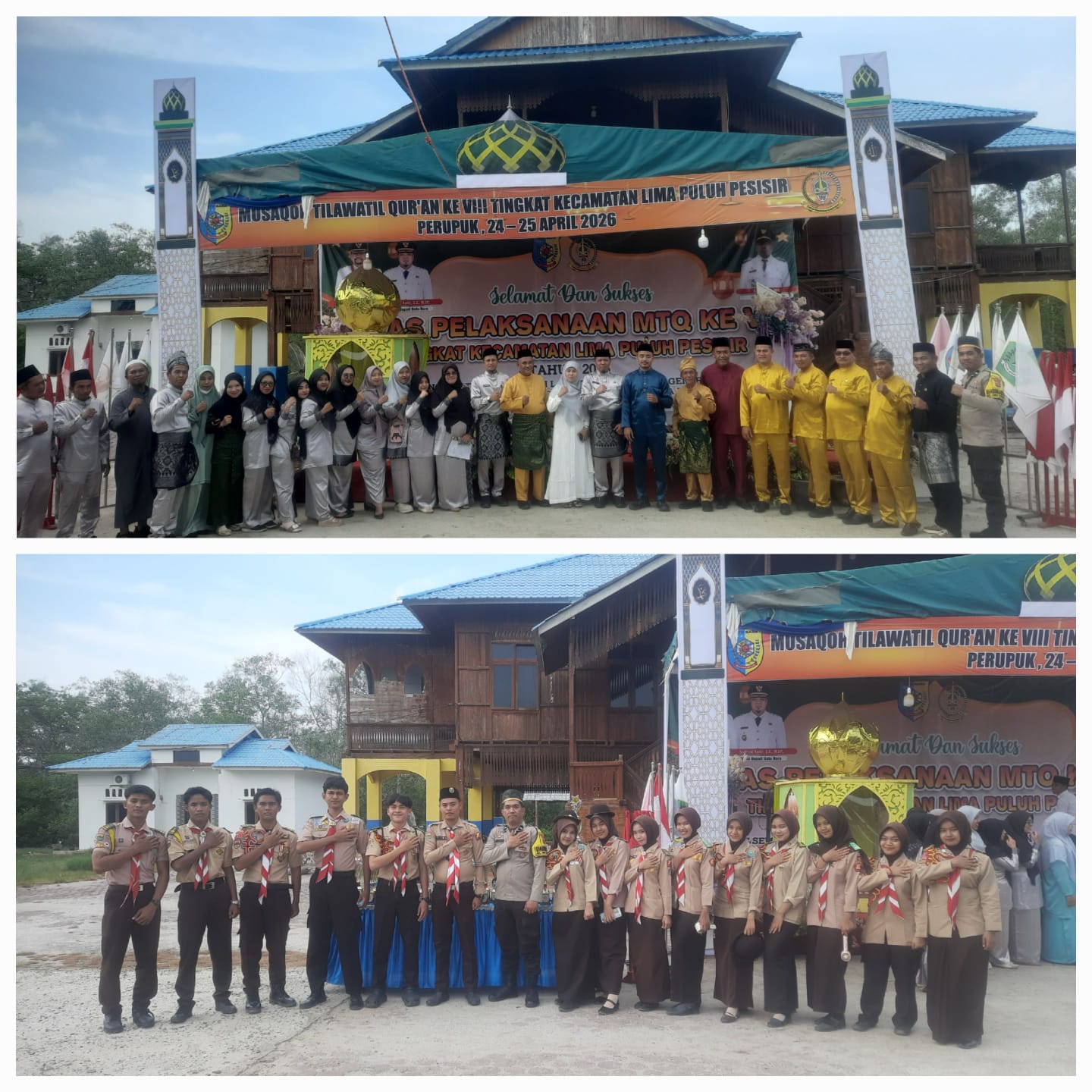 MTQ ke-8 Tingkat Kecamatan Lima Puluh Pesisir Resmi Dibuka, 88 Peserta Ikuti Berbagai Cabang Lomba