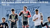 Debutan Edo Adika Teddy Raih Juara I Sports Fairing 150 cc di Motoprix Sumut 2026