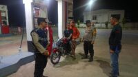 Polsek Lima Puluh Patroli SPBU, Stok BBM Terpantau Aman dan Kondusif