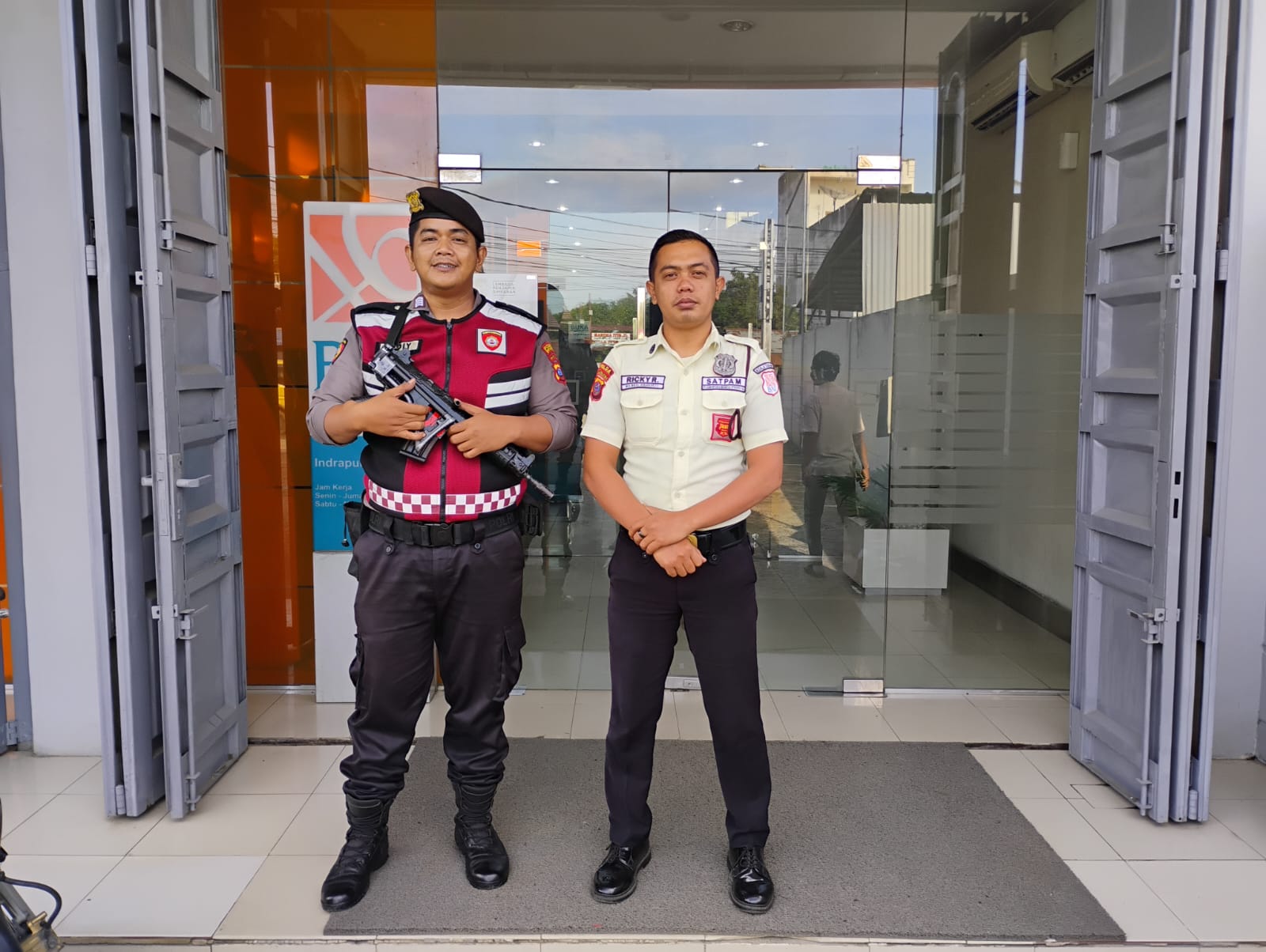 Sat Samapta Polres Batu Bara Amankan Objek Vital Perbankan, Situasi Terkendali