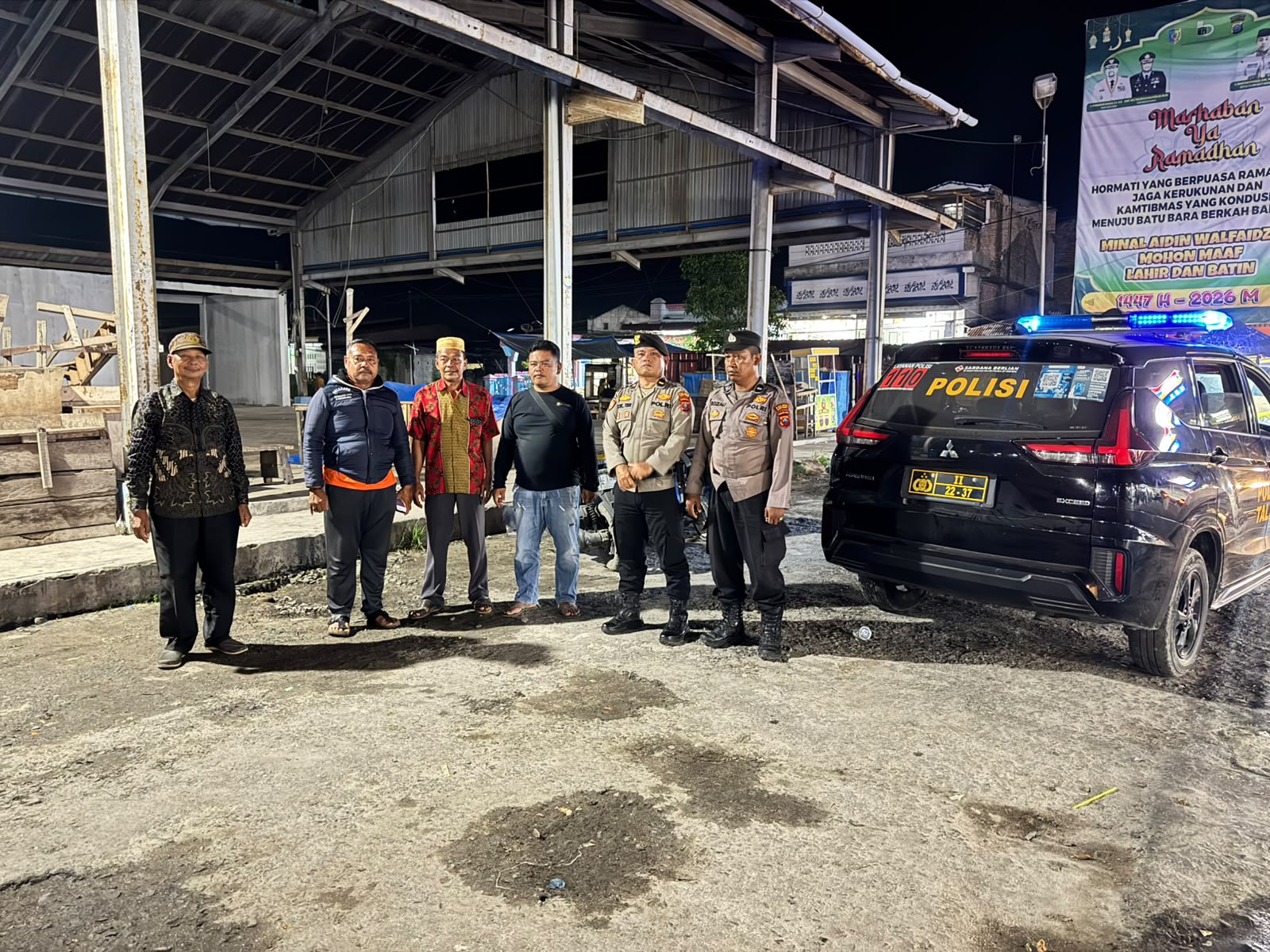 Patroli Malam Polsek Air Putih Intensifkan Antisipasi Balap Liar, Begal, dan Tawuran