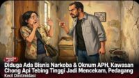 Foto: Suasana kawasan Chong Api di Jalan KH Ahmad Dahlan, Kota Tebing Tinggi, yang disebut warga sebagai lokasi dugaan aktivitas peredaran narkotika dan adanya intimidasi terhadap pedagang kecil. Dugaan tersebut masih menunggu hasil penyelidikan aparat penegak hukum. Foto: Suasana kawasan Chong Api di Jalan KH Ahmad Dahlan, Kota Tebing Tinggi, yang disebut warga sebagai lokasi dugaan aktivitas peredaran narkotika dan adanya intimidasi terhadap pedagang kecil. Dugaan tersebut masih menunggu hasil penyelidikan aparat penegak hukum.